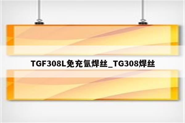 TGF308L免充氩焊丝_TG308焊丝
