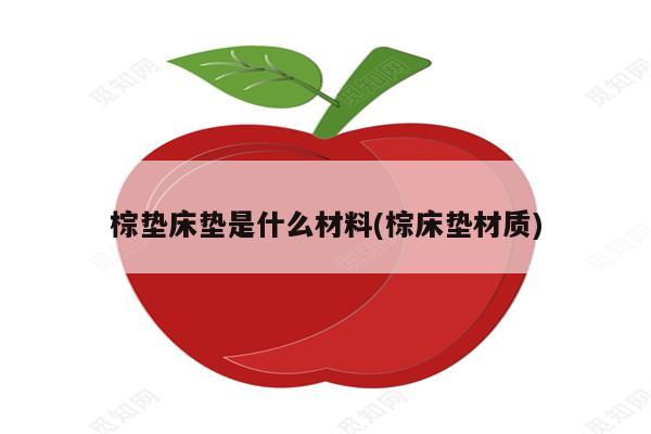 棕垫床垫是什么材料(棕床垫材质)