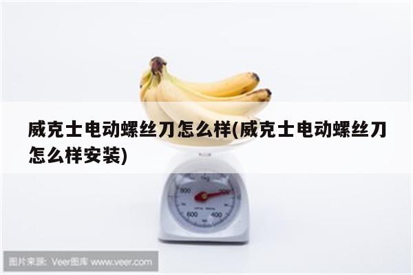 威克士电动螺丝刀怎么样(威克士电动螺丝刀怎么样安装)