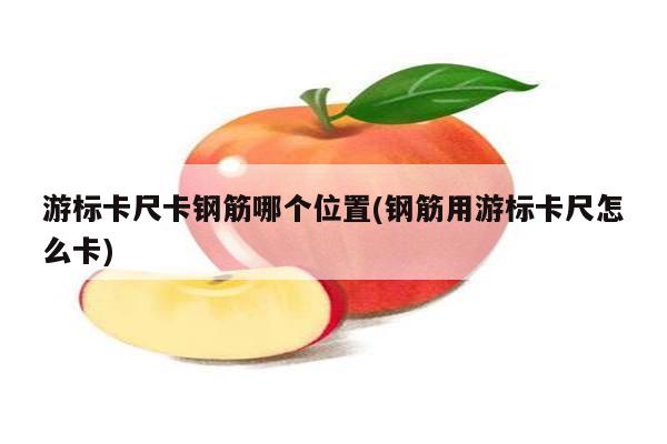 游标卡尺卡钢筋哪个位置(钢筋用游标卡尺怎么卡)