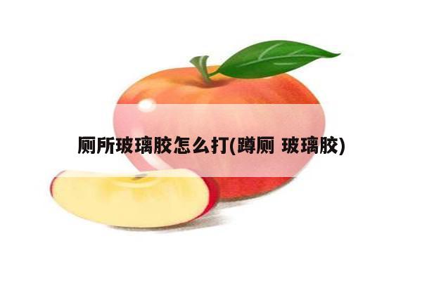 厕所玻璃胶怎么打(蹲厕 玻璃胶)