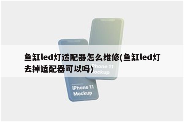 鱼缸led灯适配器怎么维修(鱼缸led灯去掉适配器可以吗)