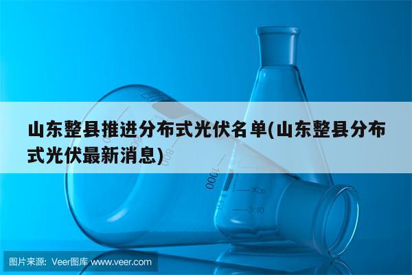 山东整县推进分布式光伏名单(山东整县分布式光伏最新消息)