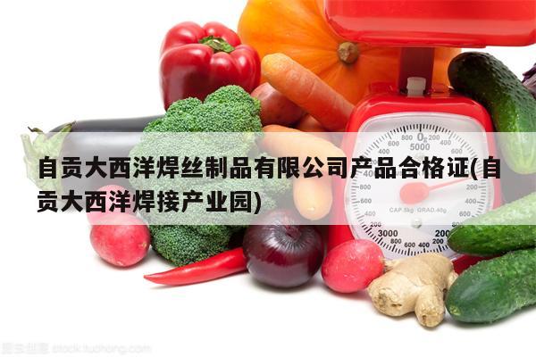 自贡大西洋焊丝制品有限公司产品合格证(自贡大西洋焊接产业园)