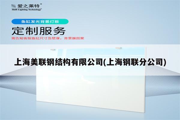 上海美联钢结构有限公司(上海钢联分公司)