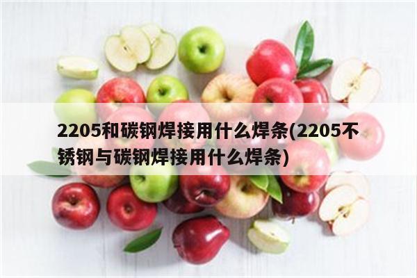 2205和碳钢焊接用什么焊条(2205不锈钢与碳钢焊接用什么焊条)