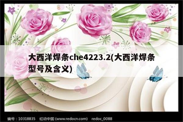 大西洋焊条che4223.2(大西洋焊条型号及含义)