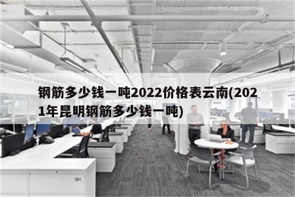 钢筋多少钱一吨2022价格表云南(2021年昆明钢筋多少钱一吨)