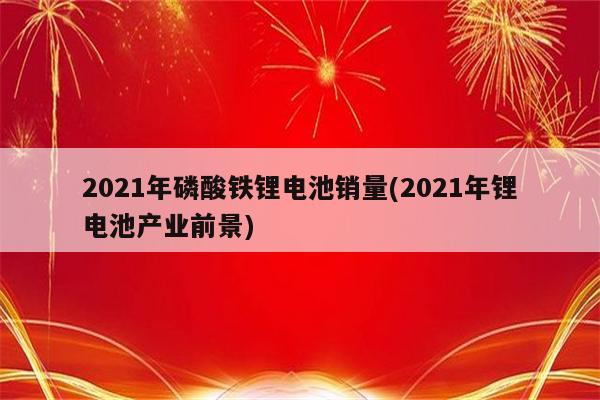 2021年磷酸铁锂电池销量(2021年锂电池产业前景)