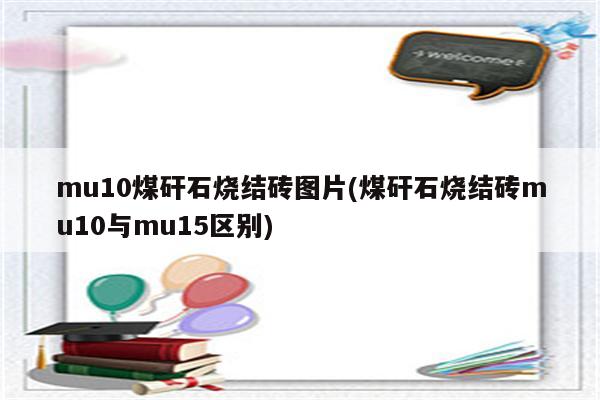 mu10煤矸石烧结砖图片(煤矸石烧结砖mu10与mu15区别)