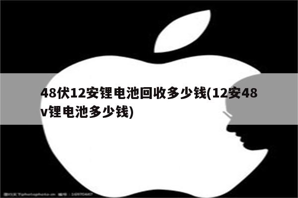 48伏12安锂电池回收多少钱(12安48v锂电池多少钱)