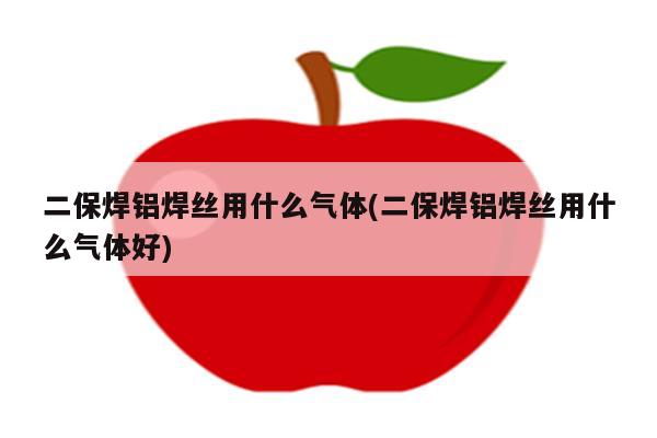 二保焊铝焊丝用什么气体(二保焊铝焊丝用什么气体好)