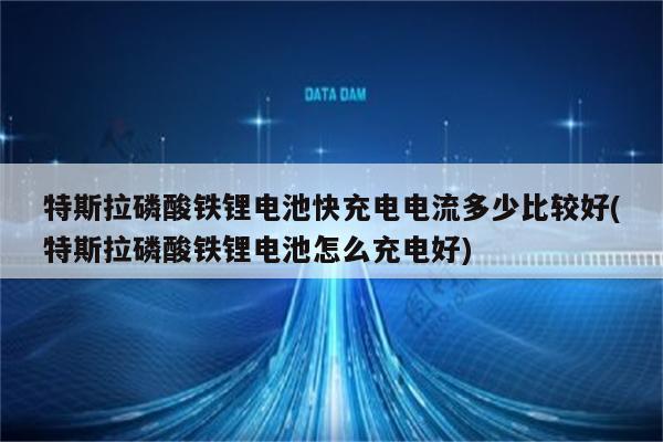 特斯拉磷酸铁锂电池快充电电流多少比较好(特斯拉磷酸铁锂电池怎么充电好)