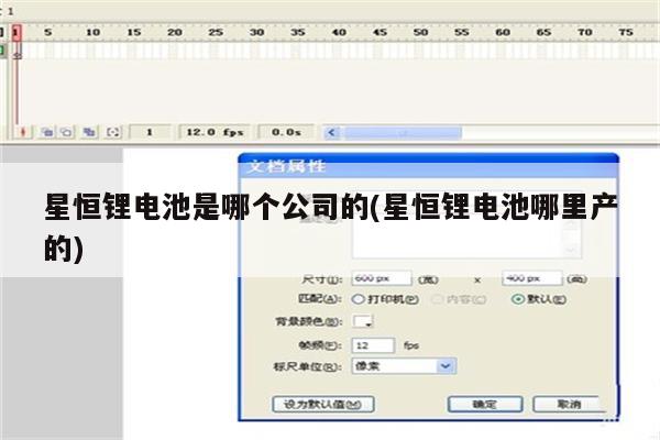 星恒锂电池是哪个公司的(星恒锂电池哪里产的)