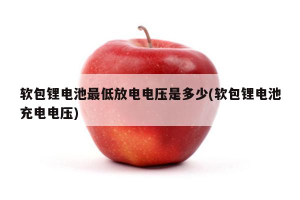 软包锂电池最低放电电压是多少(软包锂电池充电电压)