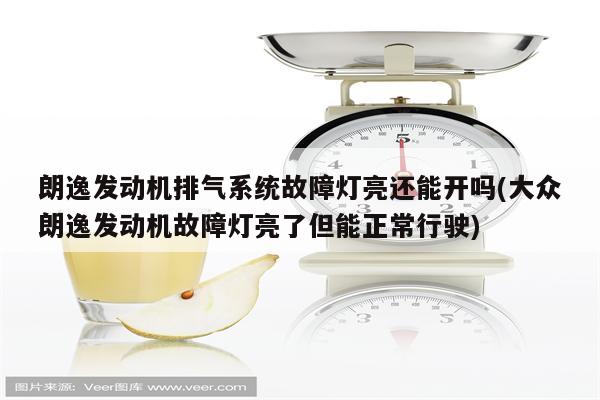 朗逸发动机排气系统故障灯亮还能开吗(大众朗逸发动机故障灯亮了但能正常行驶)