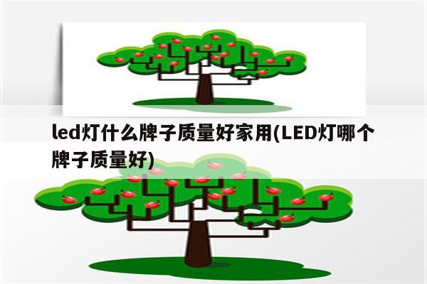 led灯什么牌子质量好家用(LED灯哪个牌子质量好)