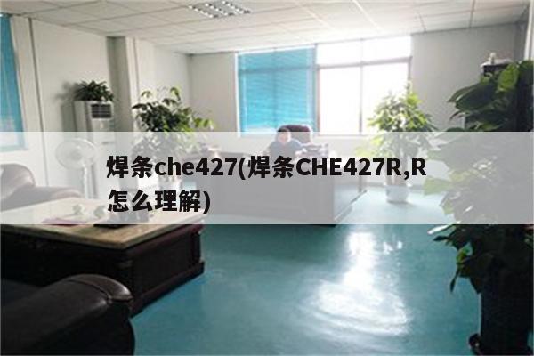 焊条che427(焊条CHE427R,R怎么理解)