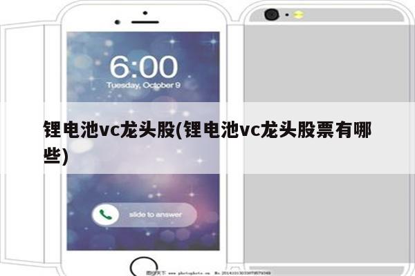锂电池vc龙头股(锂电池vc龙头股票有哪些)