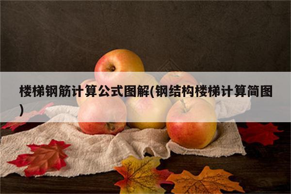 楼梯钢筋计算公式图解(钢结构楼梯计算简图)