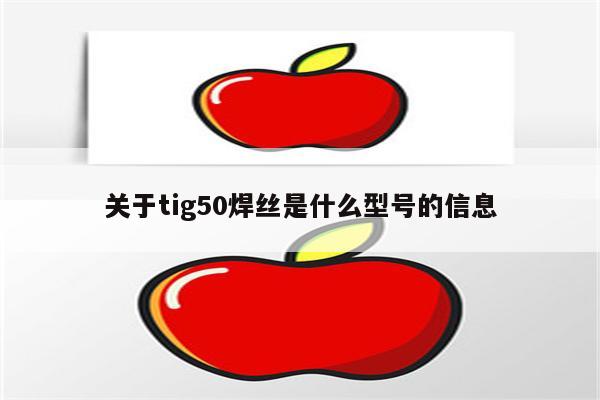 关于tig50焊丝是什么型号的信息