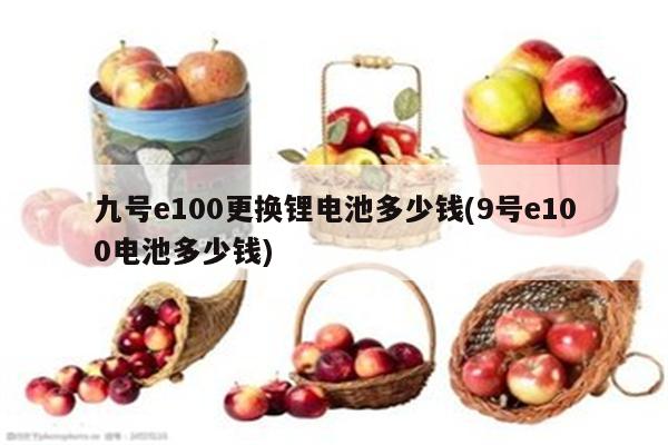 九号e100更换锂电池多少钱(9号e100电池多少钱)