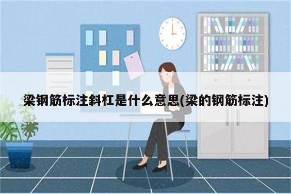 梁钢筋标注斜杠是什么意思(梁的钢筋标注)