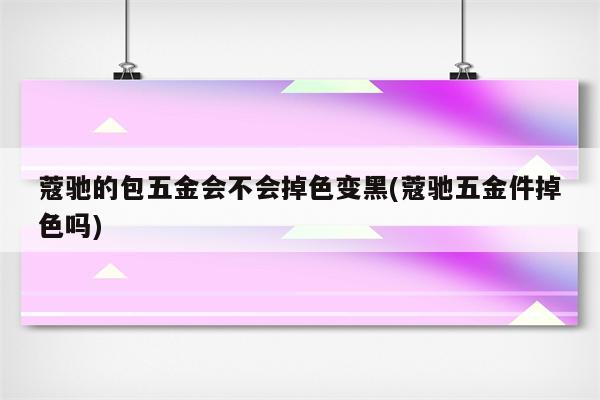 蔻驰的包五金会不会掉色变黑(蔻驰五金件掉色吗)