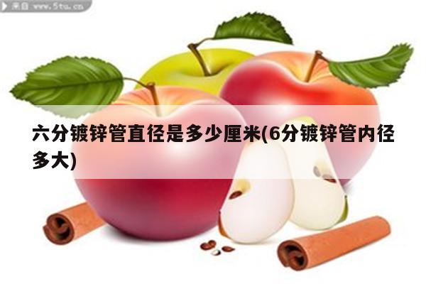 六分镀锌管直径是多少厘米(6分镀锌管内径多大)