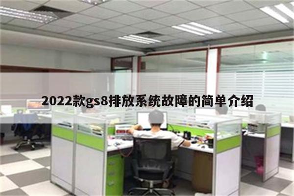 2022款gs8排放系统故障的简单介绍